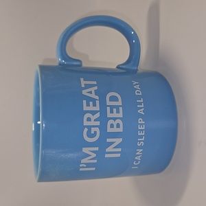 Mad Engine "I'm Great in Bed Coffee" Large Mug  20oz